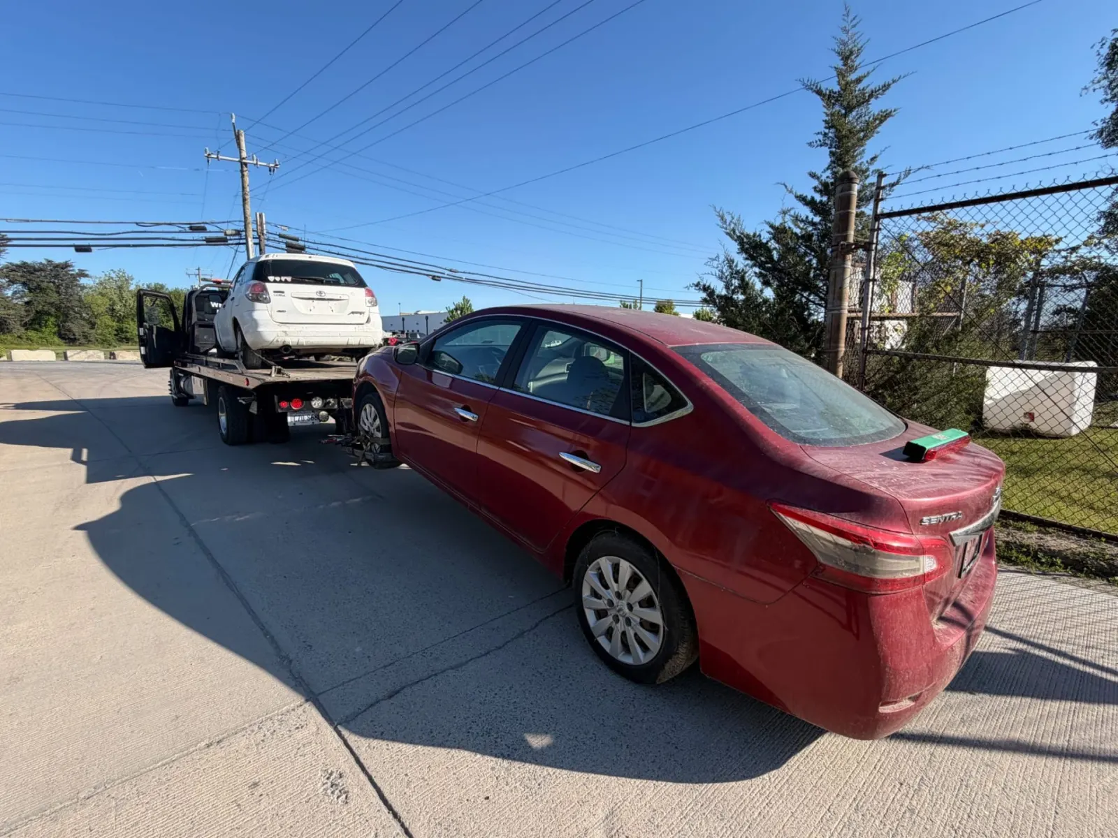 Commercial-lot vehicle pickup near Chantilly, VA by Dalo Auto Recycling