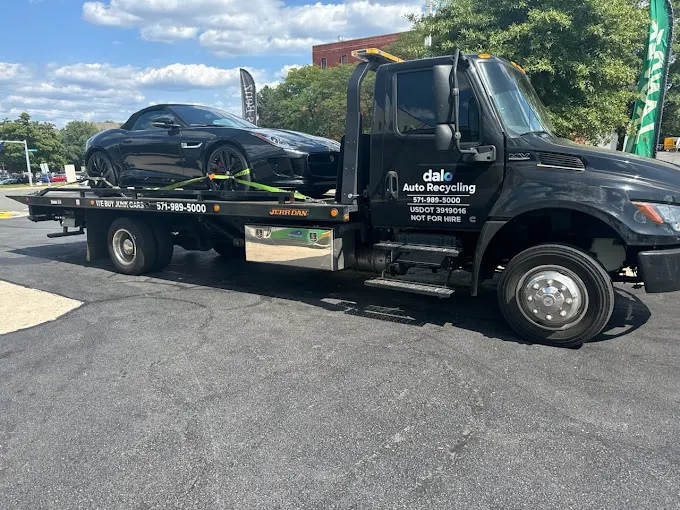 Dalo Auto Recycling pickup in a Stafford, VA neighborhood